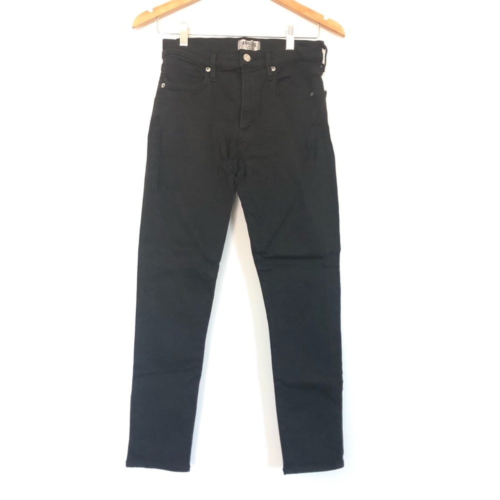 Agolde Black Straight- Skinny Jeans